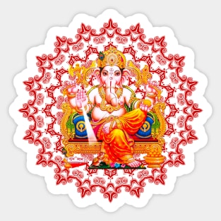 Ganesha Mandala Sticker